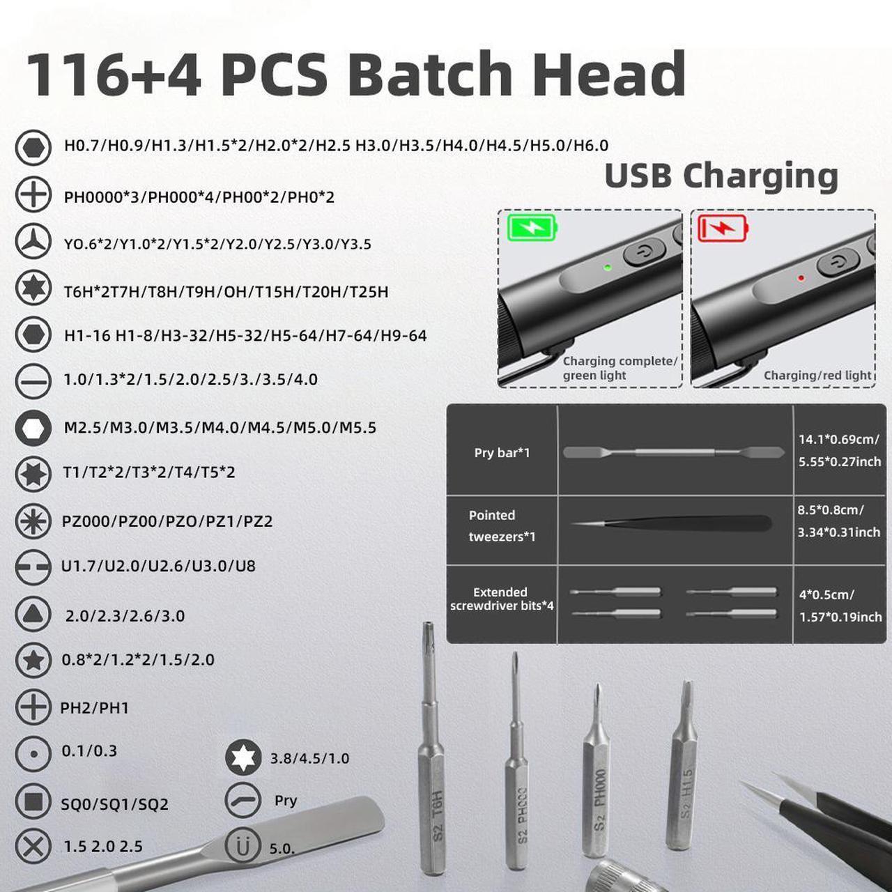 Alt view image 4 of 7 - SUSUMU Notebook precision disassembly maintenance rechargeable electric screwdriver set LED digital display high-end, powerful motor, five-speed torque adjustment,  S2, aluminum alloy
