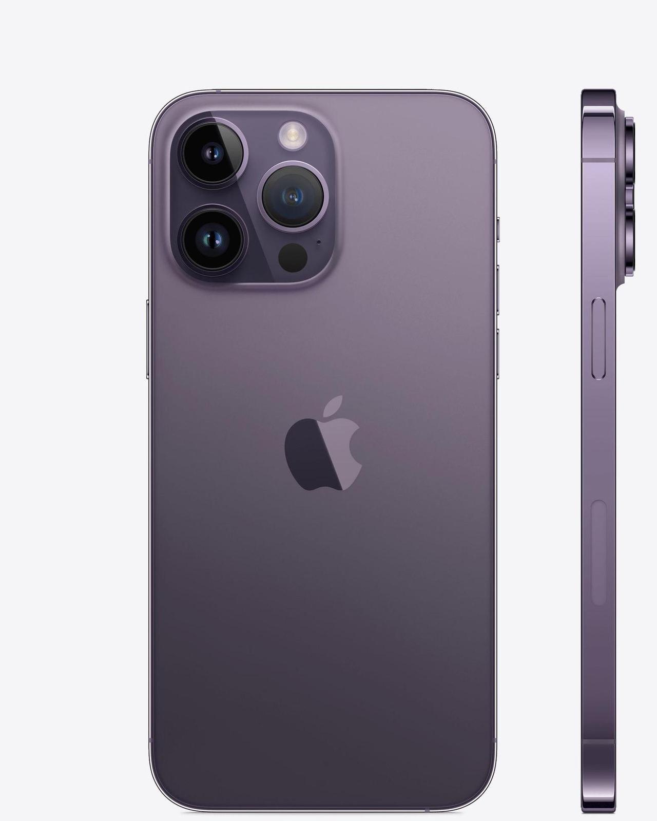 Alt view image 4 of 6 - Apple iPhone 14 PRO MAX 256GB Fully Unlocked Purple - Grade A