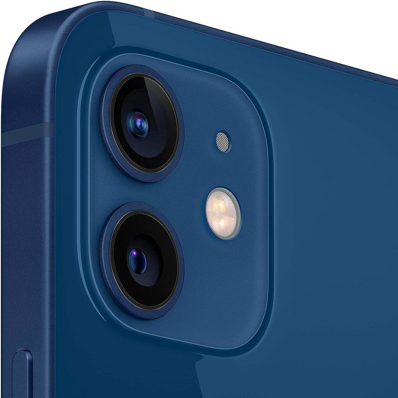 Alt view image 4 of 5 - Apple iPhone 12 128GB Fully Unlocked Blue - Grade A
