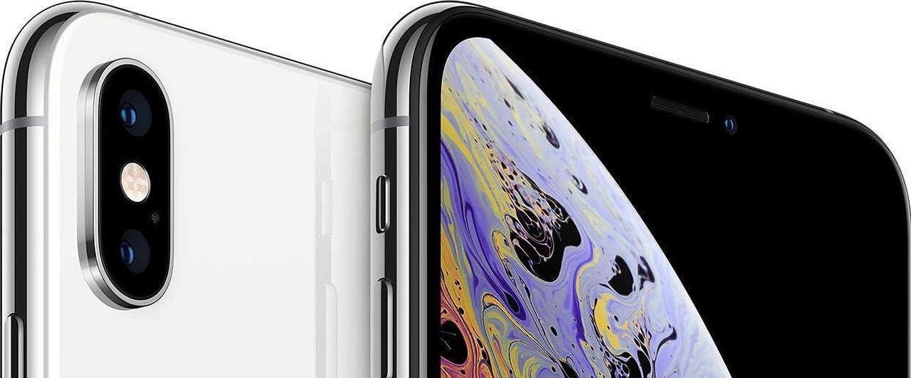 Alt view image 6 of 6 - Apple iPhone XS 64GB Fully Unlocked Silver - Grade A