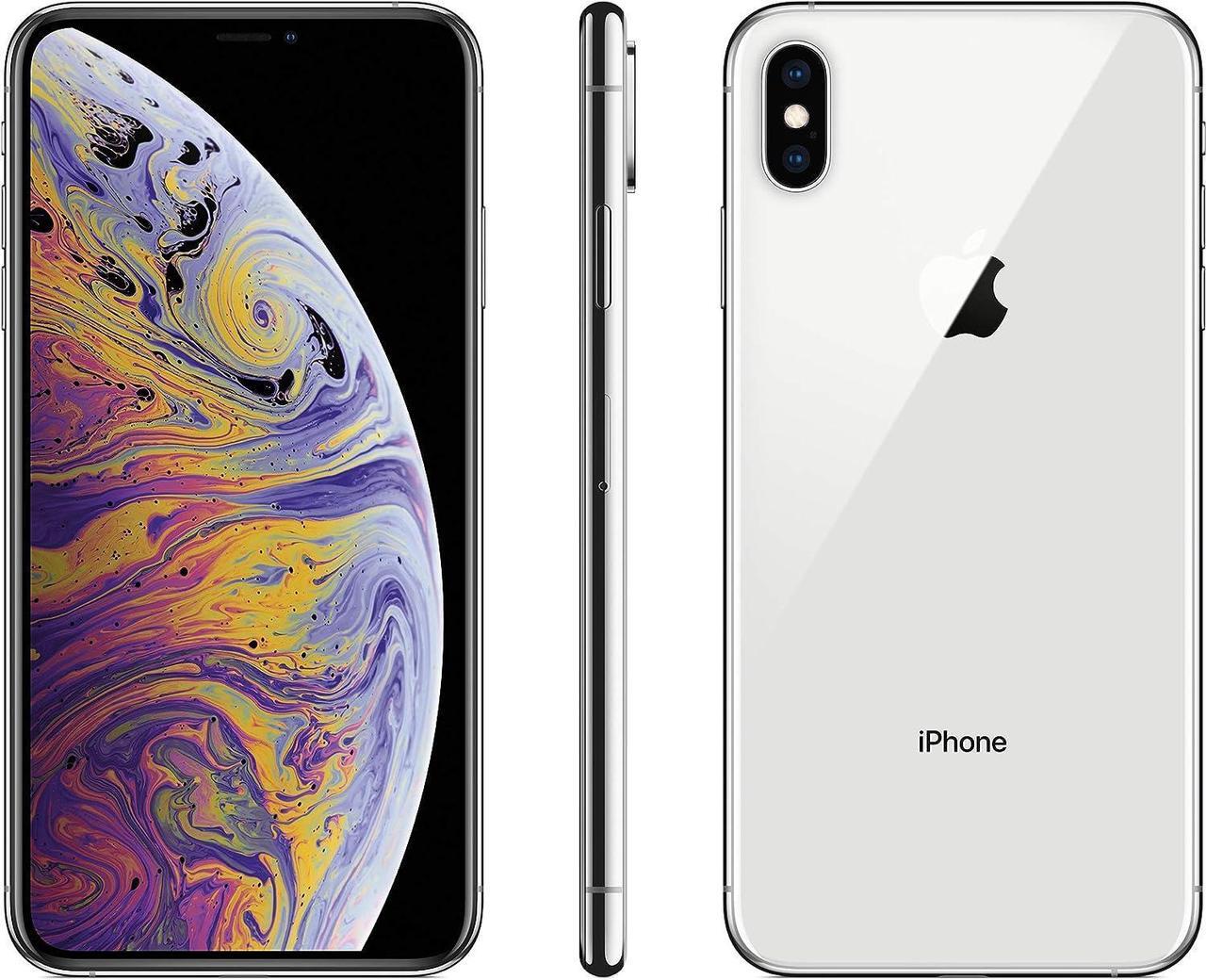 Alt view image 3 of 6 - Apple iPhone XS 64GB Fully Unlocked Silver - Grade A