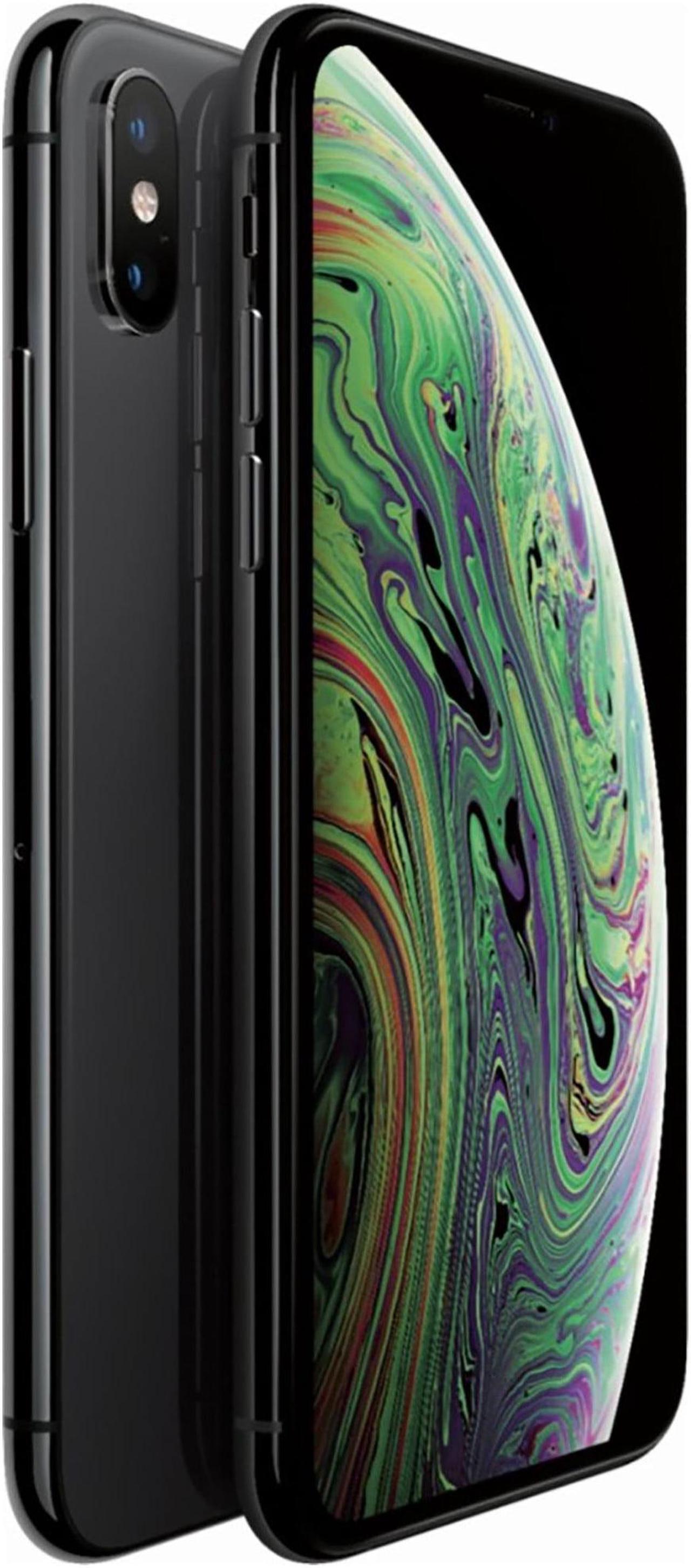 Alt view image 5 of 5 - Apple iPhone XS Max 512GB Fully Unlocked Space Gray - Grade A