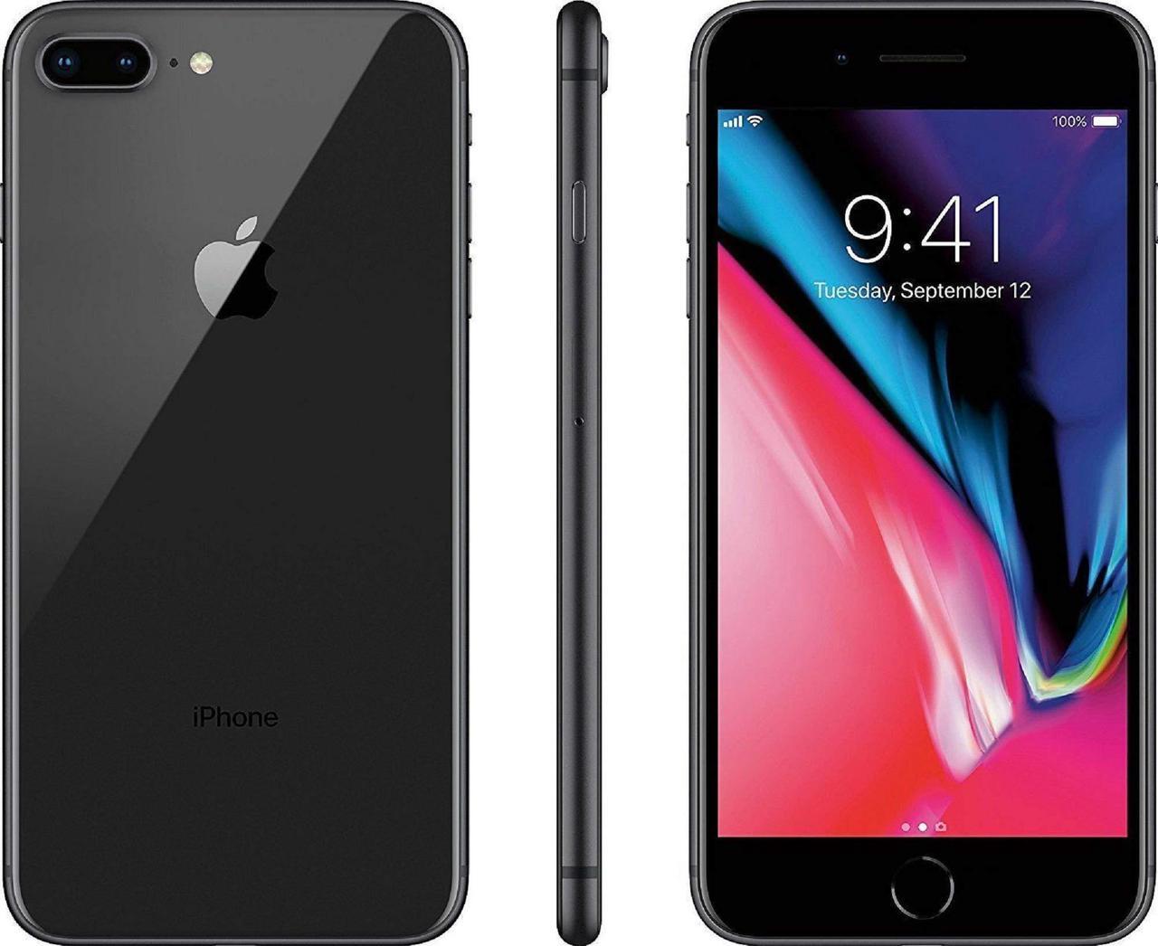 Alt view image 2 of 6 - Apple iPhone 8 64GB Fully Unlocked Space Gray - Grade A