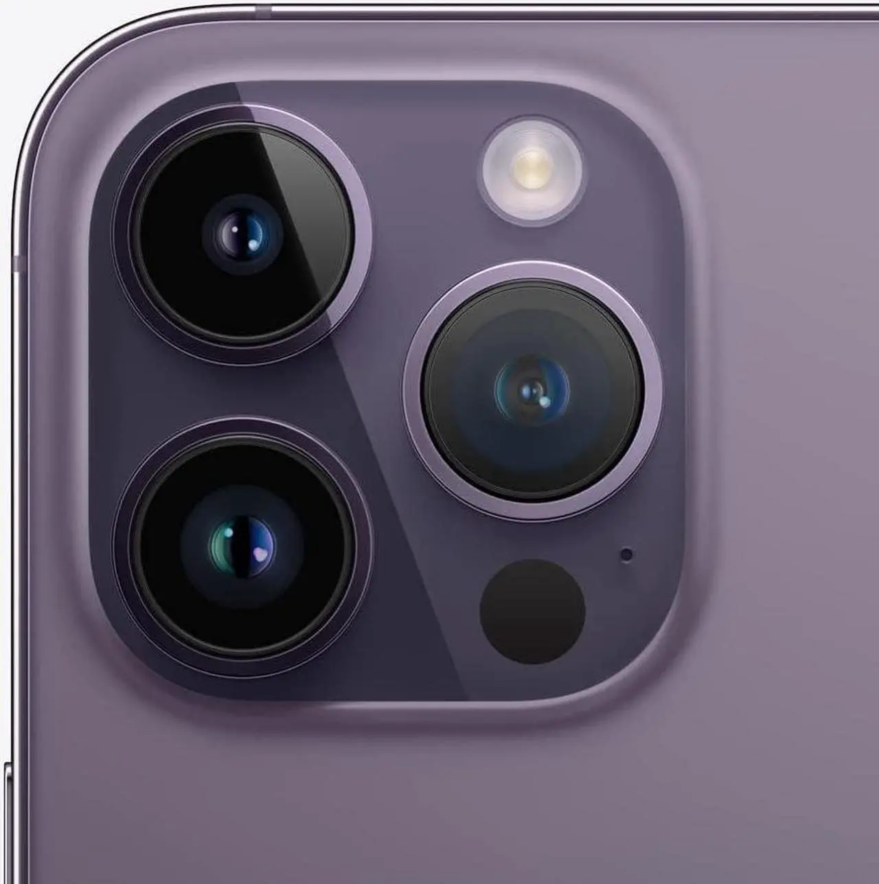 Alt view image 3 of 6 - Apple iPhone 14 PRO MAX 128GB Fully Unlocked Deep Purple -Refurbished Very Good