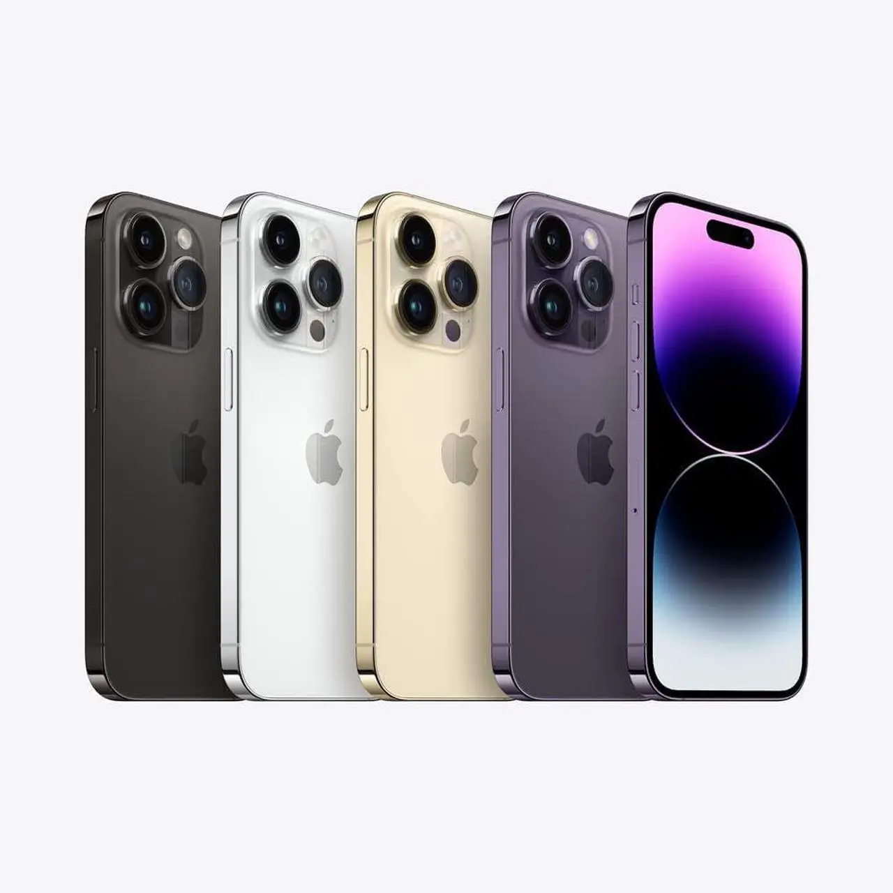 Alt view image 5 of 5 - Apple iPhone 14 PRO 512GB Fully Unlocked Deep Purple - Grade B