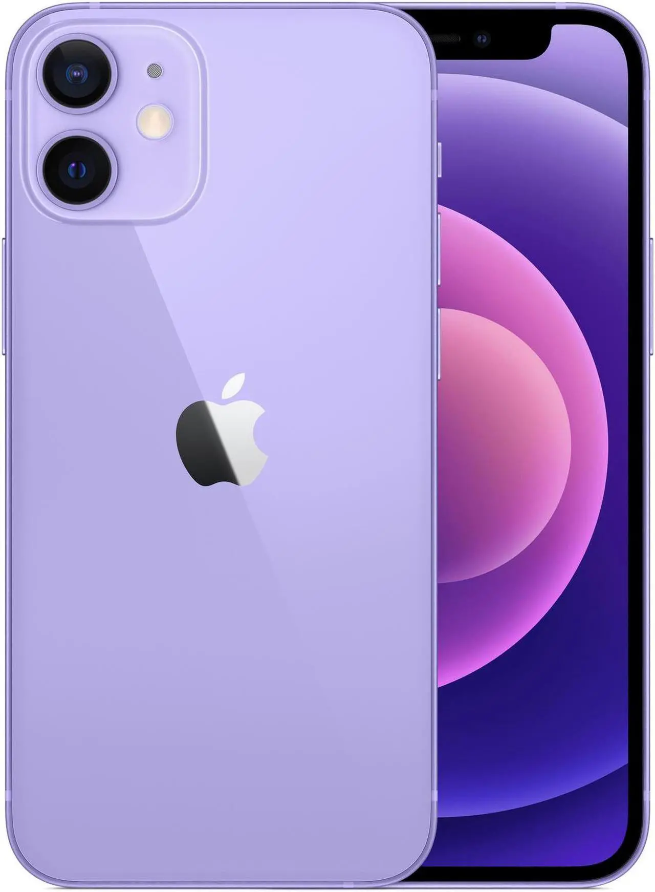 Alt view image 2 of 6 - Apple iPhone 12 Mini 64GB Fully Unlocked Purple - Grade B