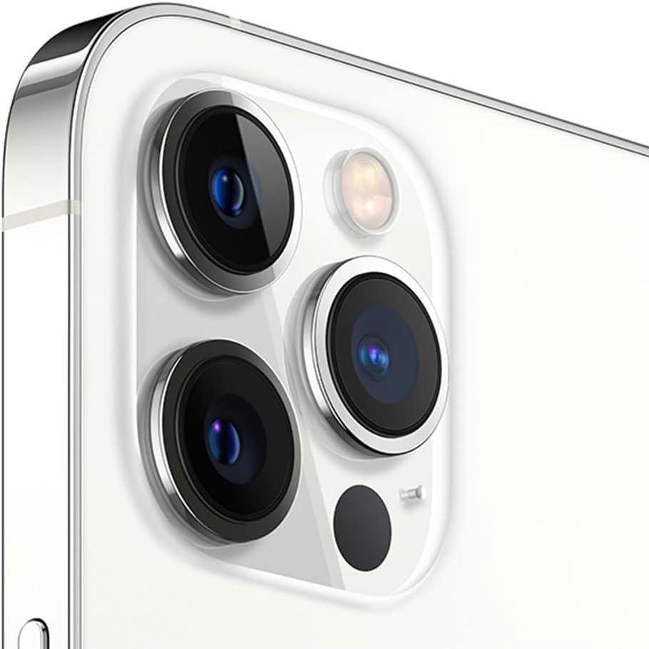 Alt view image 4 of 5 - Apple iPhone 12 PRO 128GB Fully Unlocked Silver - Grade B