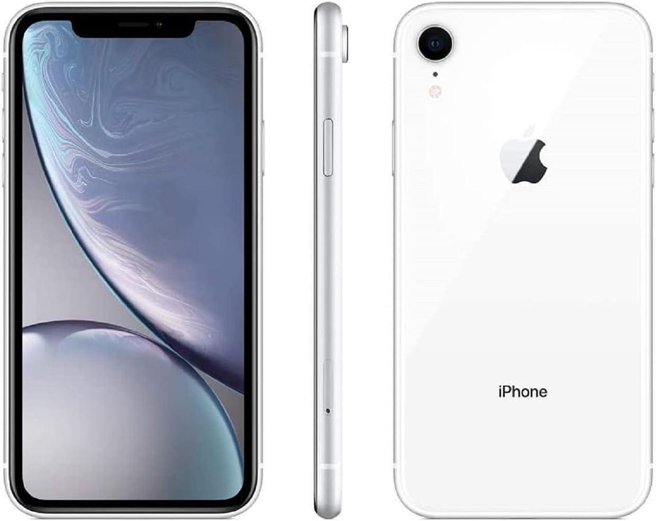 Alt view image 4 of 5 - Apple iPhone XR 128GB Fully Unlocked White Very Good - Grade A-