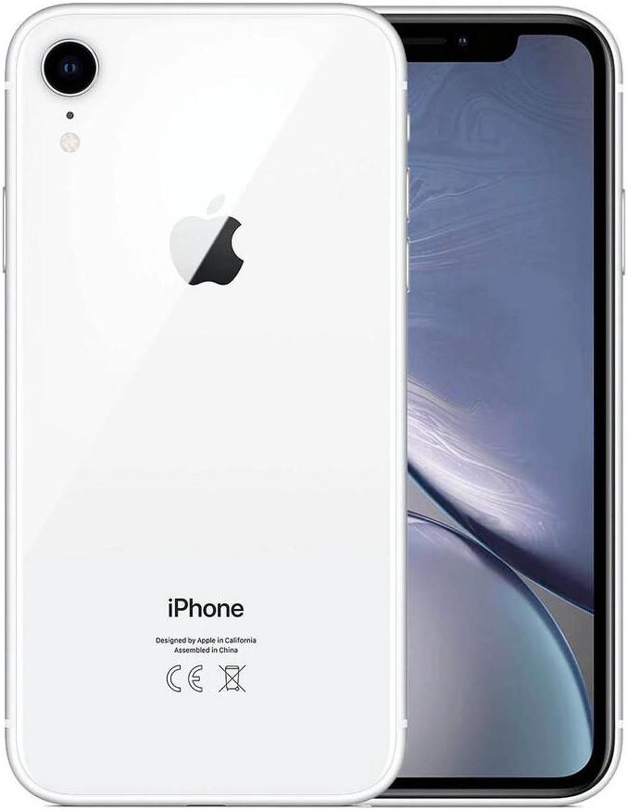 Alt view image 5 of 5 - Apple iPhone XR 128GB Fully Unlocked White Very Good - Grade A-