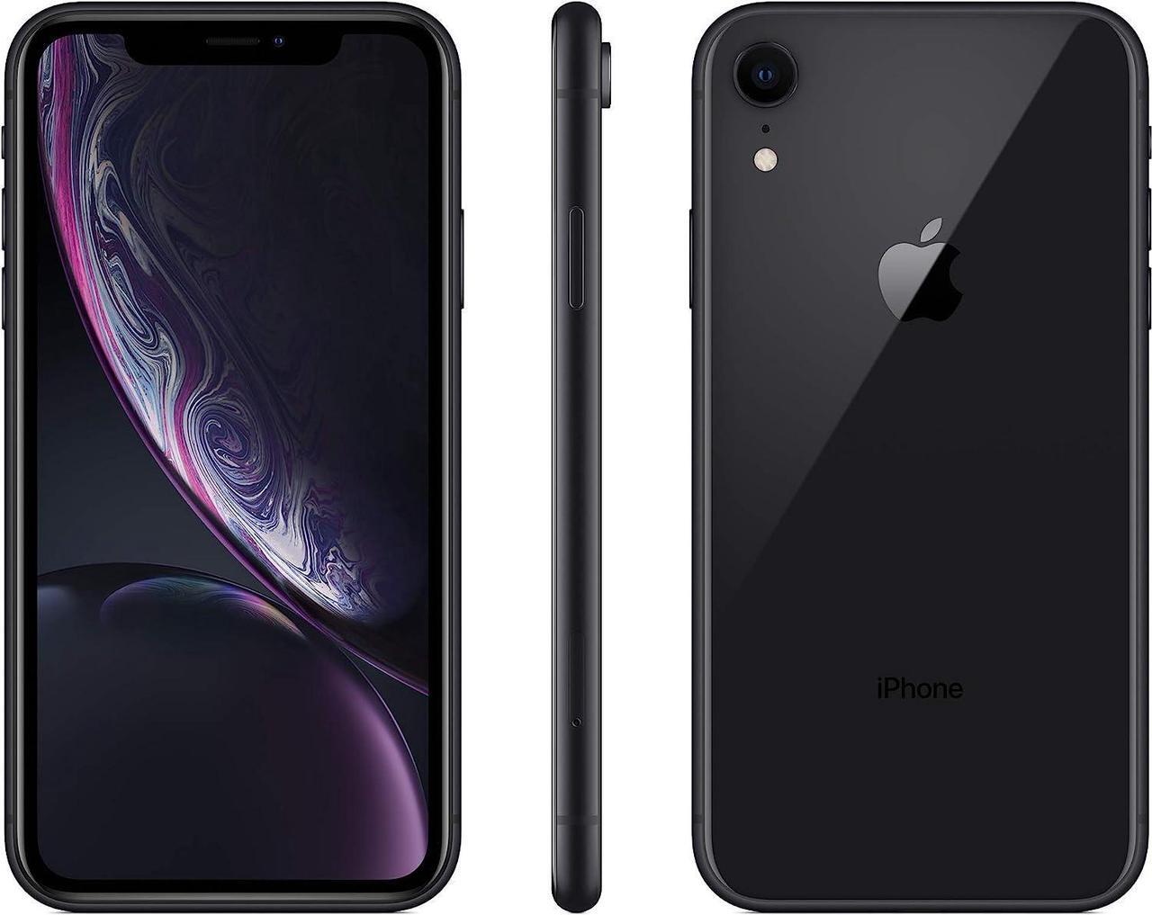 Alt view image 3 of 5 - Apple iPhone XR 256GB Fully Unlocked Black Very Good - Grade A-