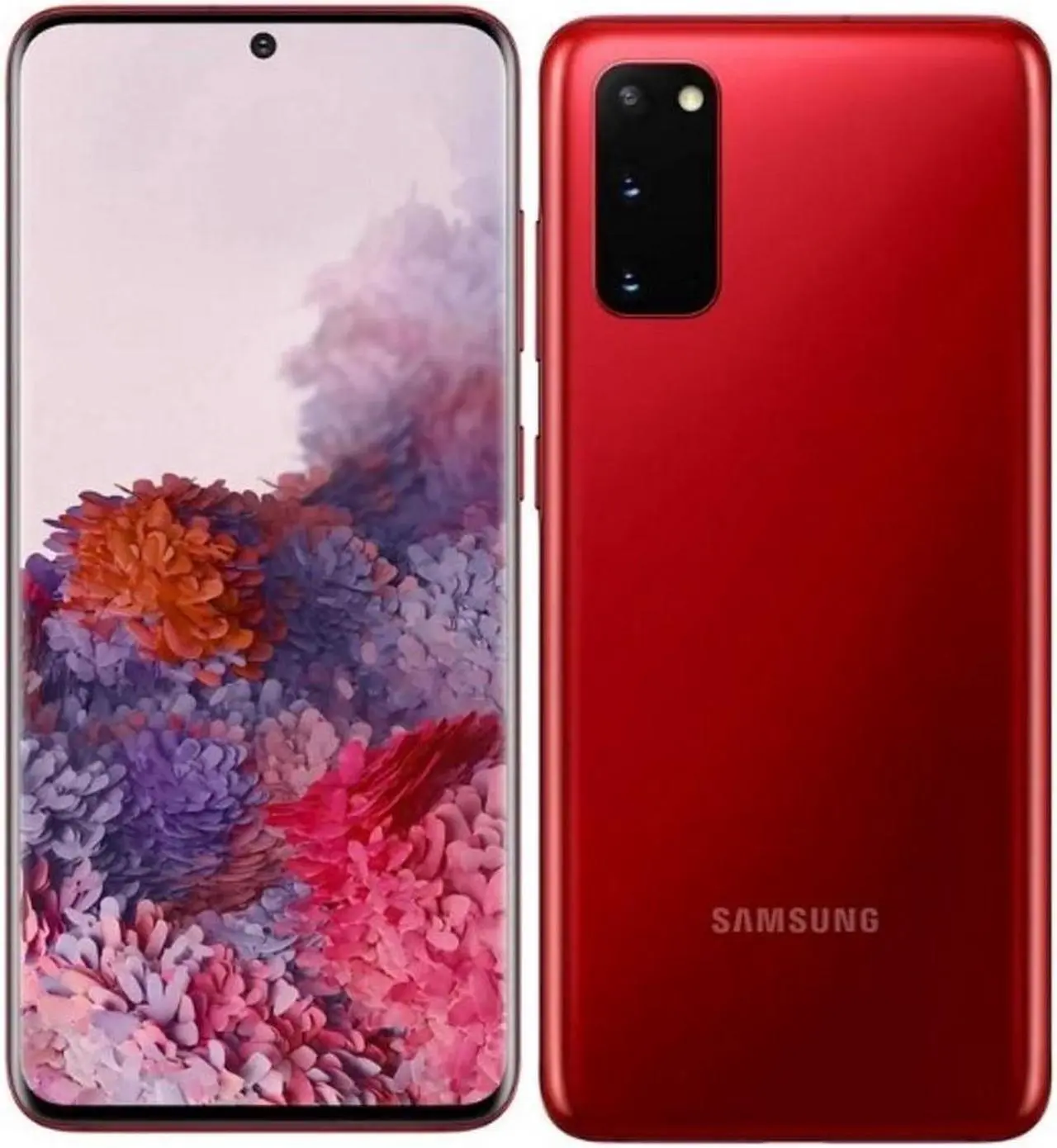 Alt view image 3 of 6 - Samsung Galaxy S20 5G 128GB Fully Unlocked Aura Red - Grade B