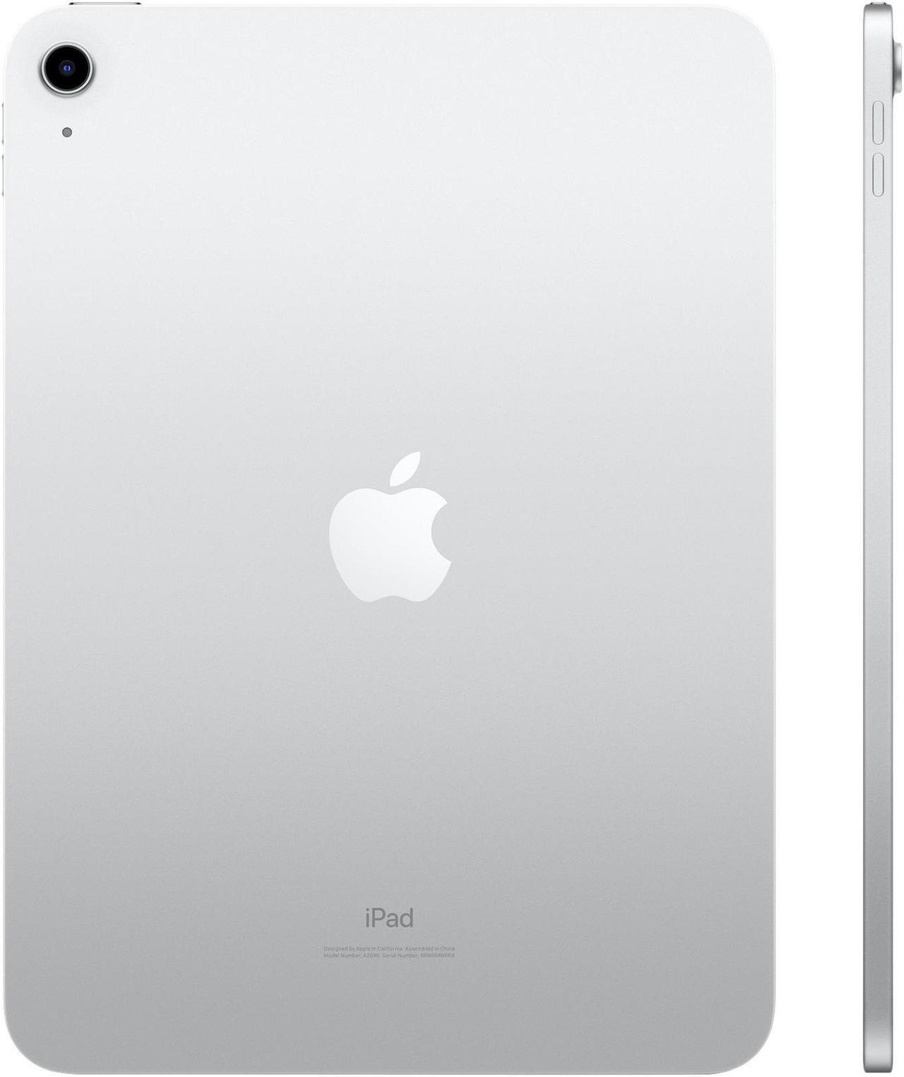 Alt view image 2 of 6 - Apple iPad 10.9 10th Gen (2022) 64GB (Wi-Fi + Cellular) Silver - Grade A