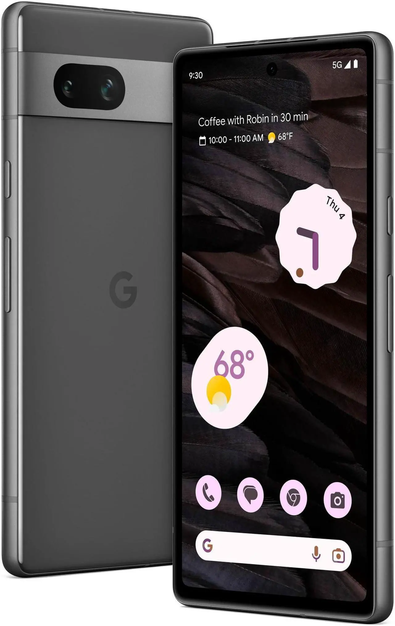Alt view image 6 of 6 - Google Pixel 7a 128GB Fully Unlocked Charcoal - Refurbished Very Good