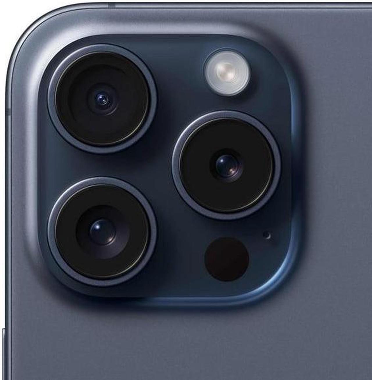 Alt view image 5 of 6 - Apple iPhone 15 PRO 128GB Fully Unlocked Blue Titanium - Refurbished Very Good