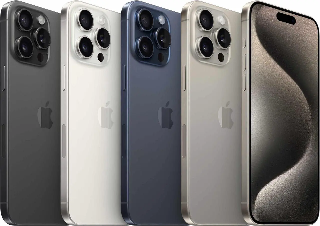Alt view image 6 of 6 - Apple iPhone 15 PRO 256GB Fully Unlocked Natural Titanium - Refurbished Good