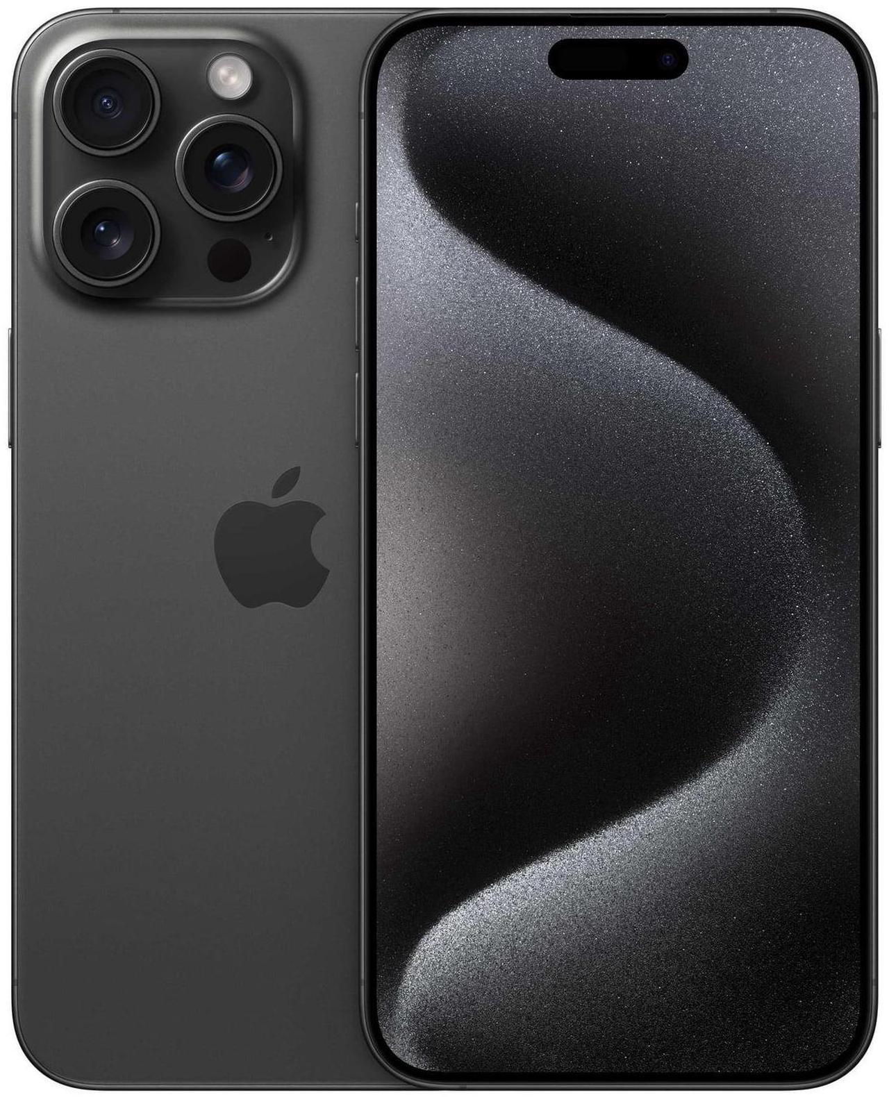 Main image of Apple iPhone 15 PRO 1TB Fully Unlocked Black Titanium - Refurbished Good