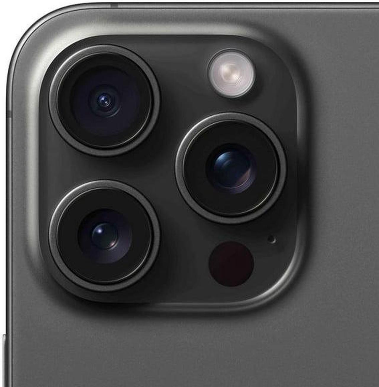 Alt view image 5 of 6 - Apple iPhone 15 PRO MAX 256GB Fully Unlocked Black Titanium - Refurbished Good