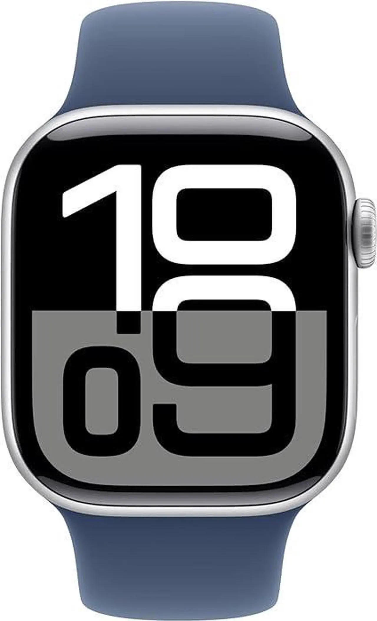 Alt view image 2 of 5 - Apple Watch Series 10 [GPS + Cellular 42mm] Silver Aluminum Case with Blue Sport Band-Grade A