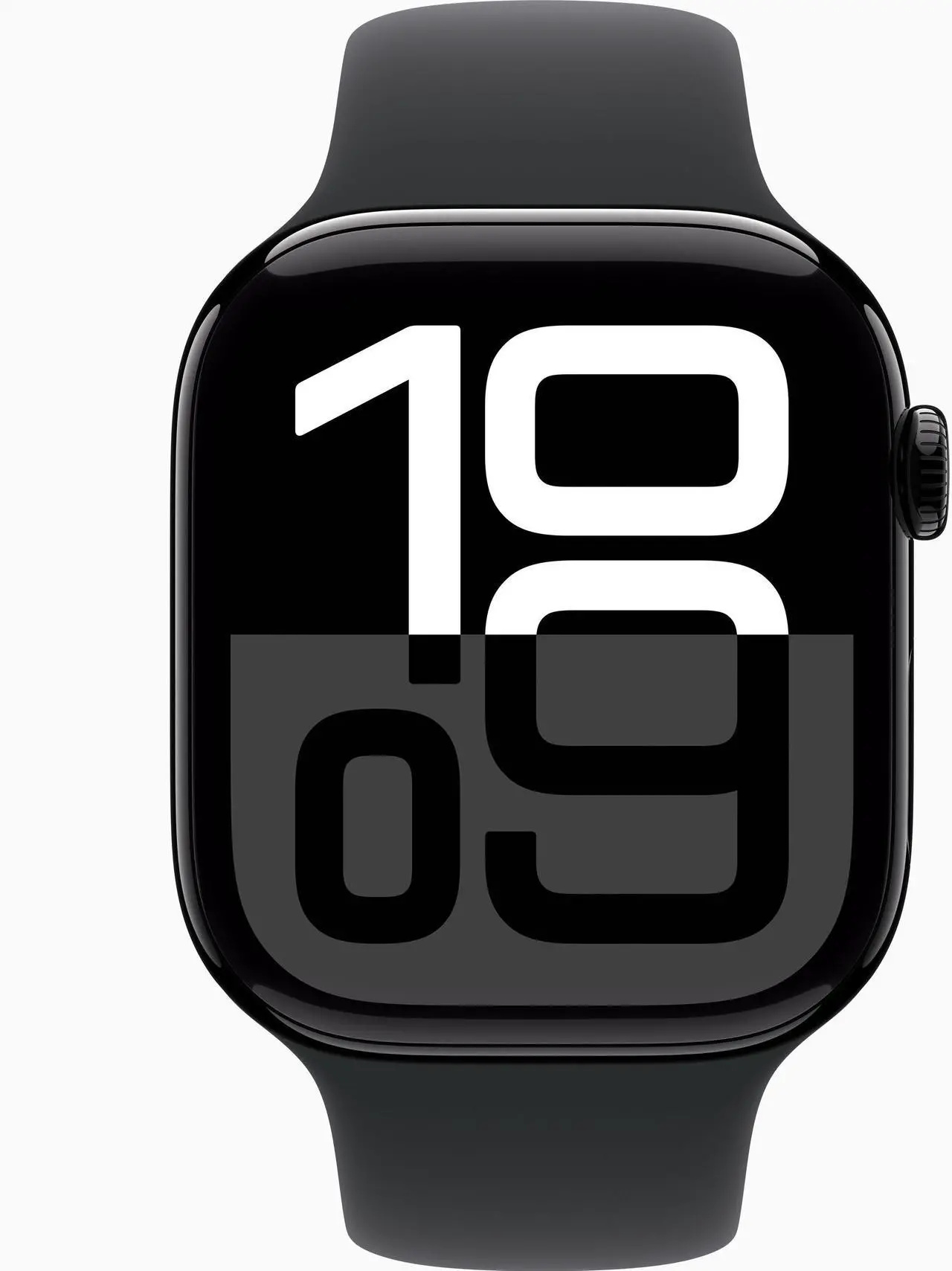 Alt view image 2 of 7 - Apple Watch Series 10 [GPS + Cellular 46mm] Jet Black Aluminum Case with Black Sport Band-Grade A