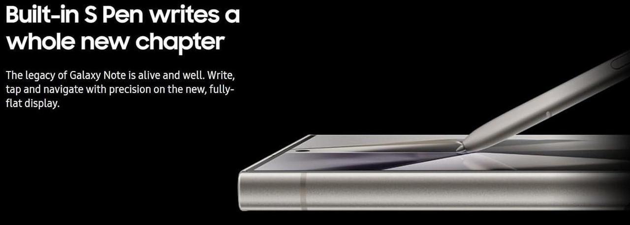 Alt view image 5 of 6 - Samsung Galaxy S24 Ultra 512GB Fully Unlocked Titanium Black-Grade A