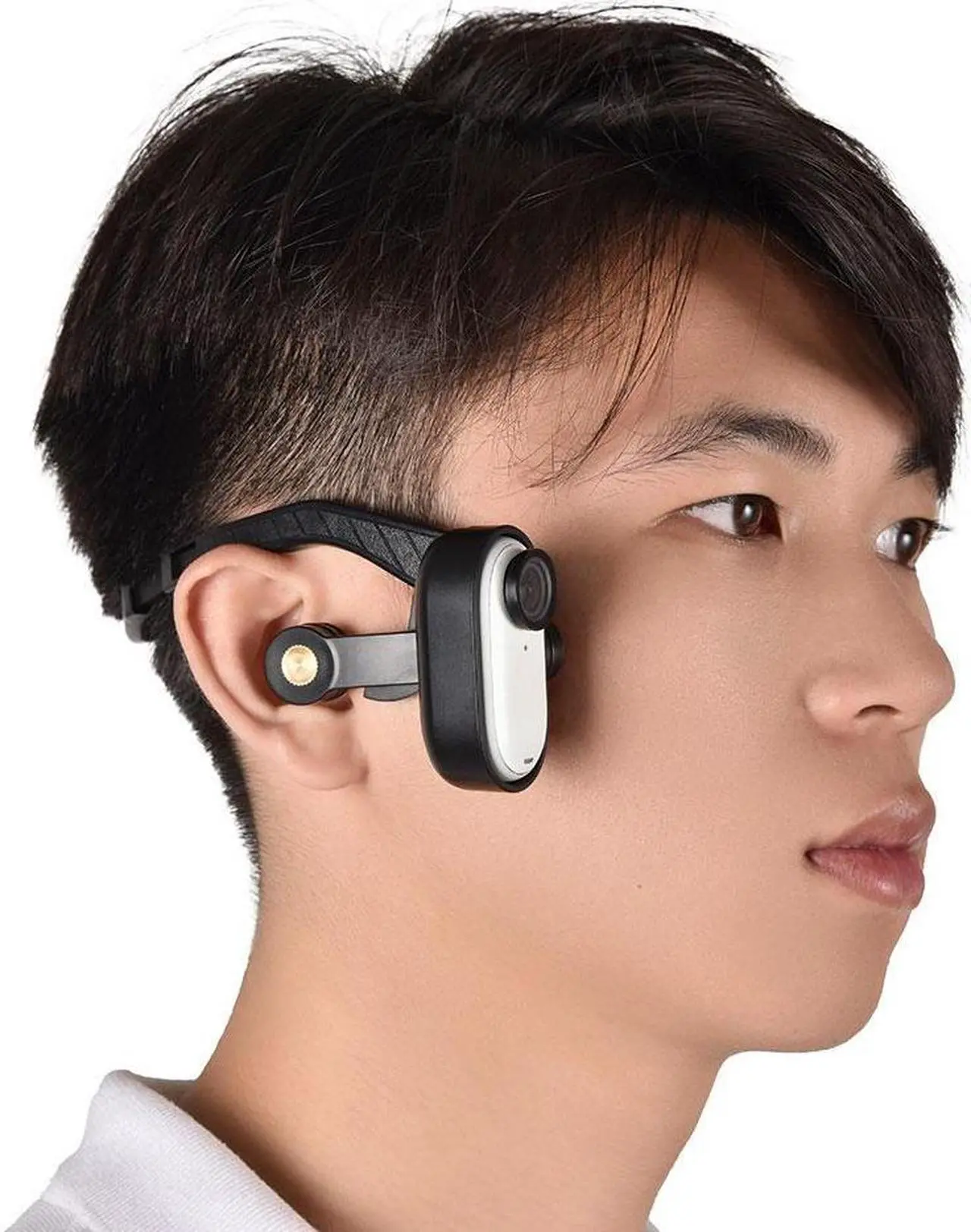 Alt view image 6 of 6 - Head Strap Hat Clip for Insta360 Go3 Headband Accessories Head Belt Strap Mount