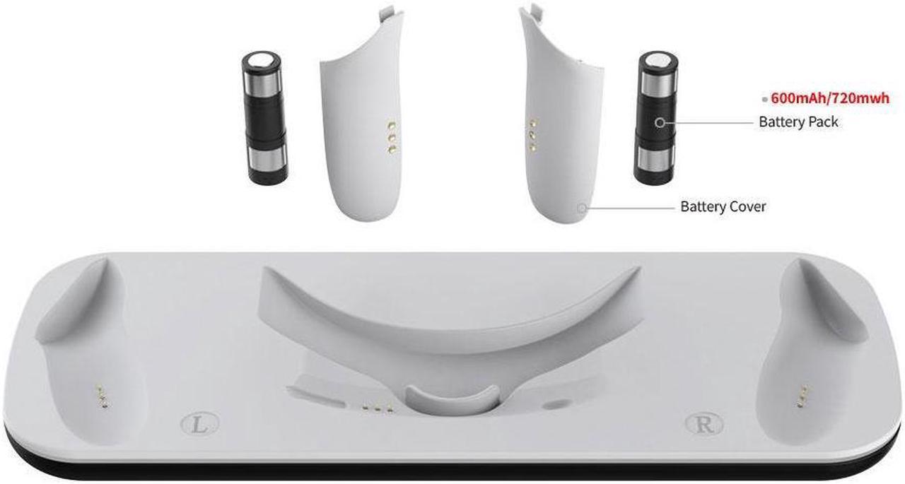 Alt view image 3 of 6 - Wireless Charging Adapter For Oculus Meta Quest 3 VR Accessories Kit Helmet Fast Charging Base Charger Station