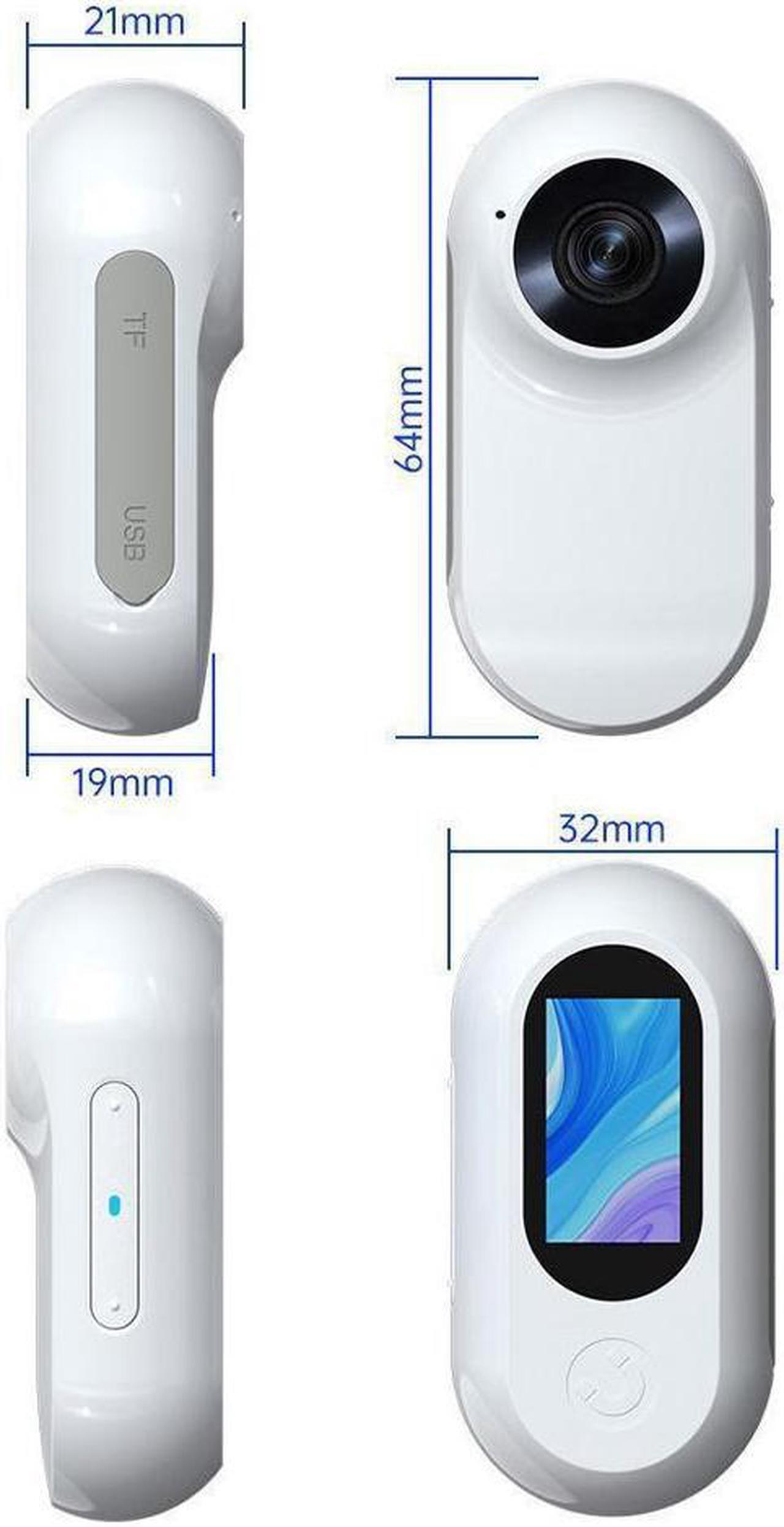 Alt view image 6 of 7 - Pet Collar Camera HD 1080p Mini Sports Camera With Screen Video Recording Outdoor Wireless Camera Collar Pet Cat Safety Supplies
