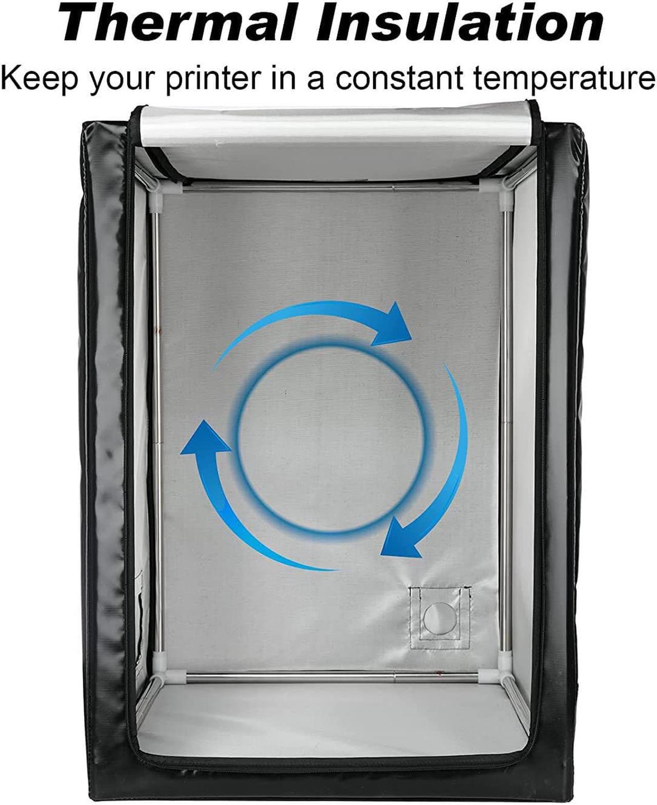 Alt view image 4 of 7 - Bujidir 3D Printer Enclosure, Dustproof and Fireproof 3D Printer Accessories3D Printer Tent for Ender 3/Ender 3 Pro/Ender 3 V2/CR-6 SE/CP-01/Mega S, Mega Pro