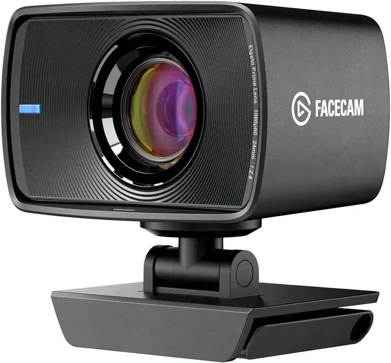 Main image of Elgato Facecam - 1080p60 True Full HD Webcam for Live Streaming, Gaming, Video Calls, Sony Sensor, Advanced Light Correction, DSLR Style Control, works with OBS, Zoom, Teams, and more, for PC/Mac
