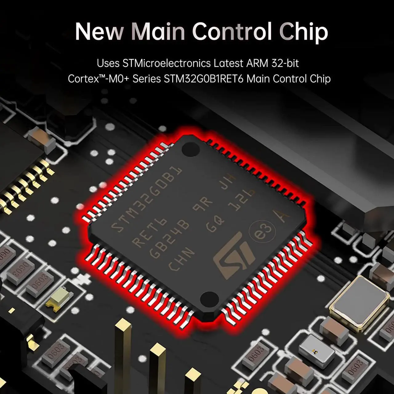 Alt view image 2 of 7 - BIGTREETECH SKR Mini E3 V3.0 Control Board with TMC2209 UART Stepper Driver New Upgrade 32Bit 3D Printer Silent Board for Ender 3, Ender3 Pro, Ender 3 V2 3D Printer