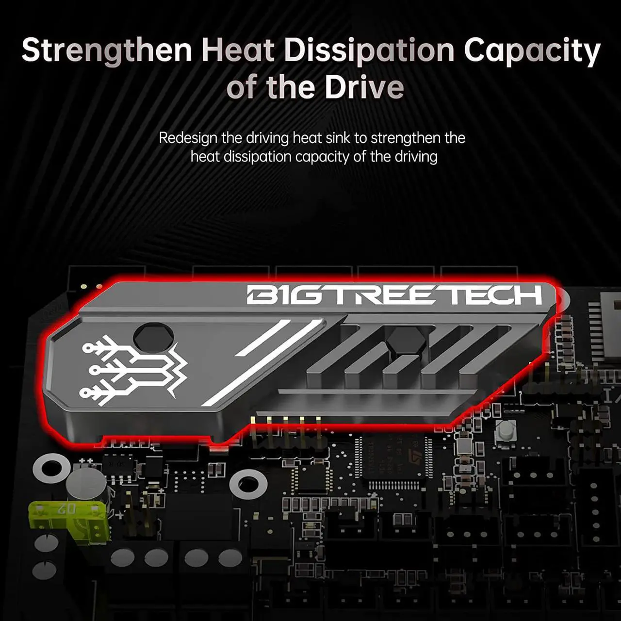 Alt view image 4 of 7 - BIGTREETECH SKR Mini E3 V3.0 Control Board with TMC2209 UART Stepper Driver New Upgrade 32Bit 3D Printer Silent Board for Ender 3, Ender3 Pro, Ender 3 V2 3D Printer
