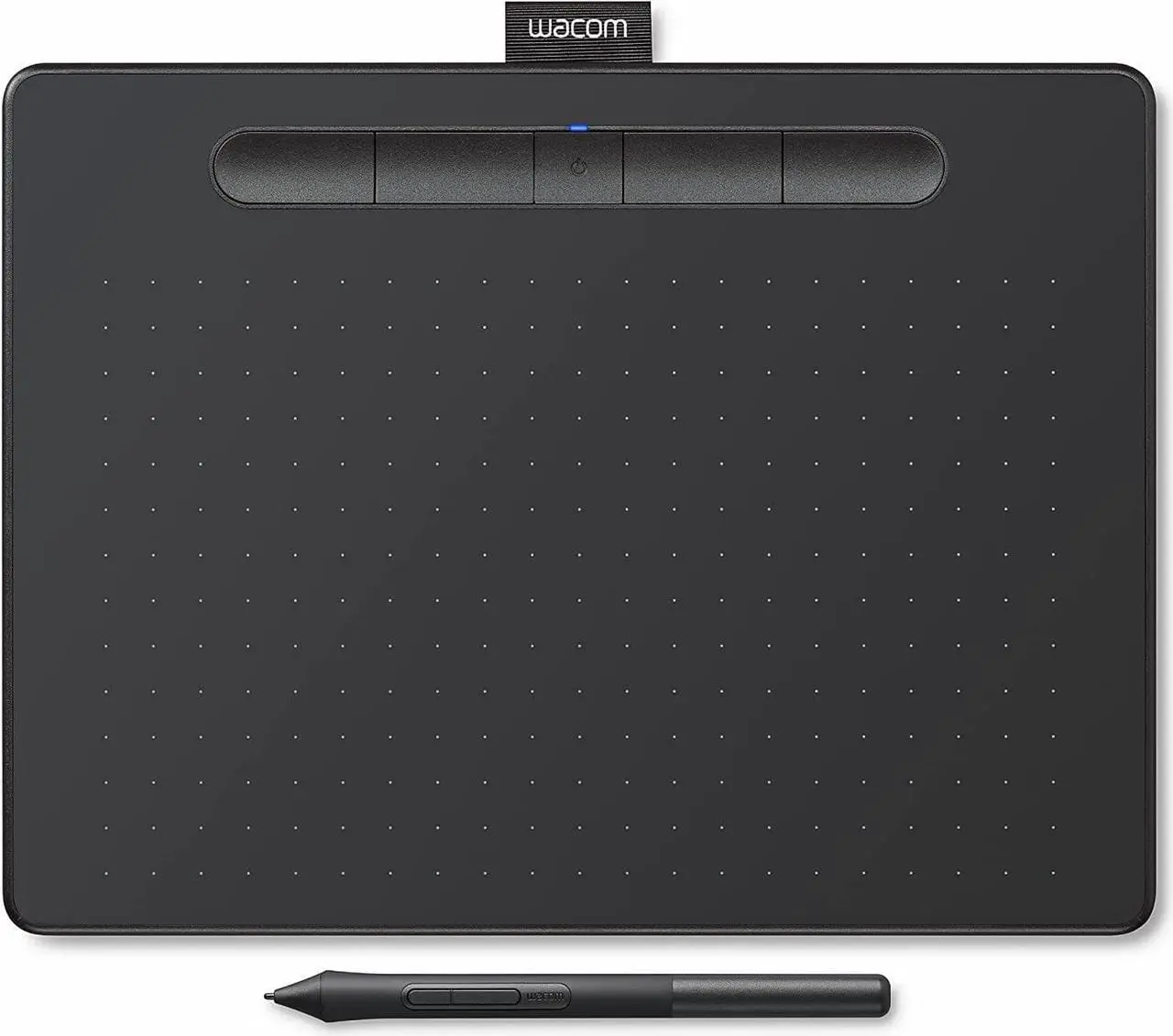 Main image of Wacom Intuos Medium Bluetooth Graphics Drawing Tablet, Portable for Teachers, Students and Creators, 4 Customizable ExpressKeys, Compatible with Chromebook Mac OS Android and Windows - Black