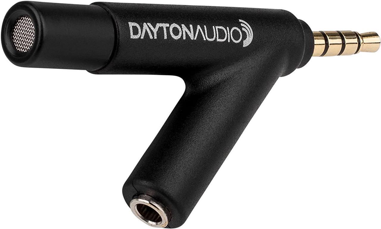 Main image of Dayton Audio iMM-6 Calibrated Measurement Microphone for iPhone, iPad Tablet and Android,Black