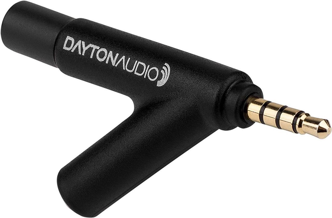 Alt view image 2 of 5 - Dayton Audio iMM-6 Calibrated Measurement Microphone for iPhone, iPad Tablet and Android,Black