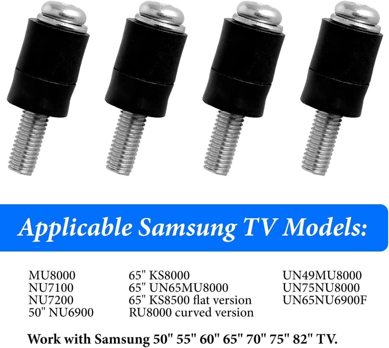 Alt view image 5 of 6 - Wall Mounting Screws Bolts for Samsung TV - M8 x 45mm with 25mm Long Spacers, Solid Screw Bolts Hardware for Mounting Samsung TV, TV Mounting Bolts Work with Samsung 50" 55" 60" 65" 70" 75" 82" TV