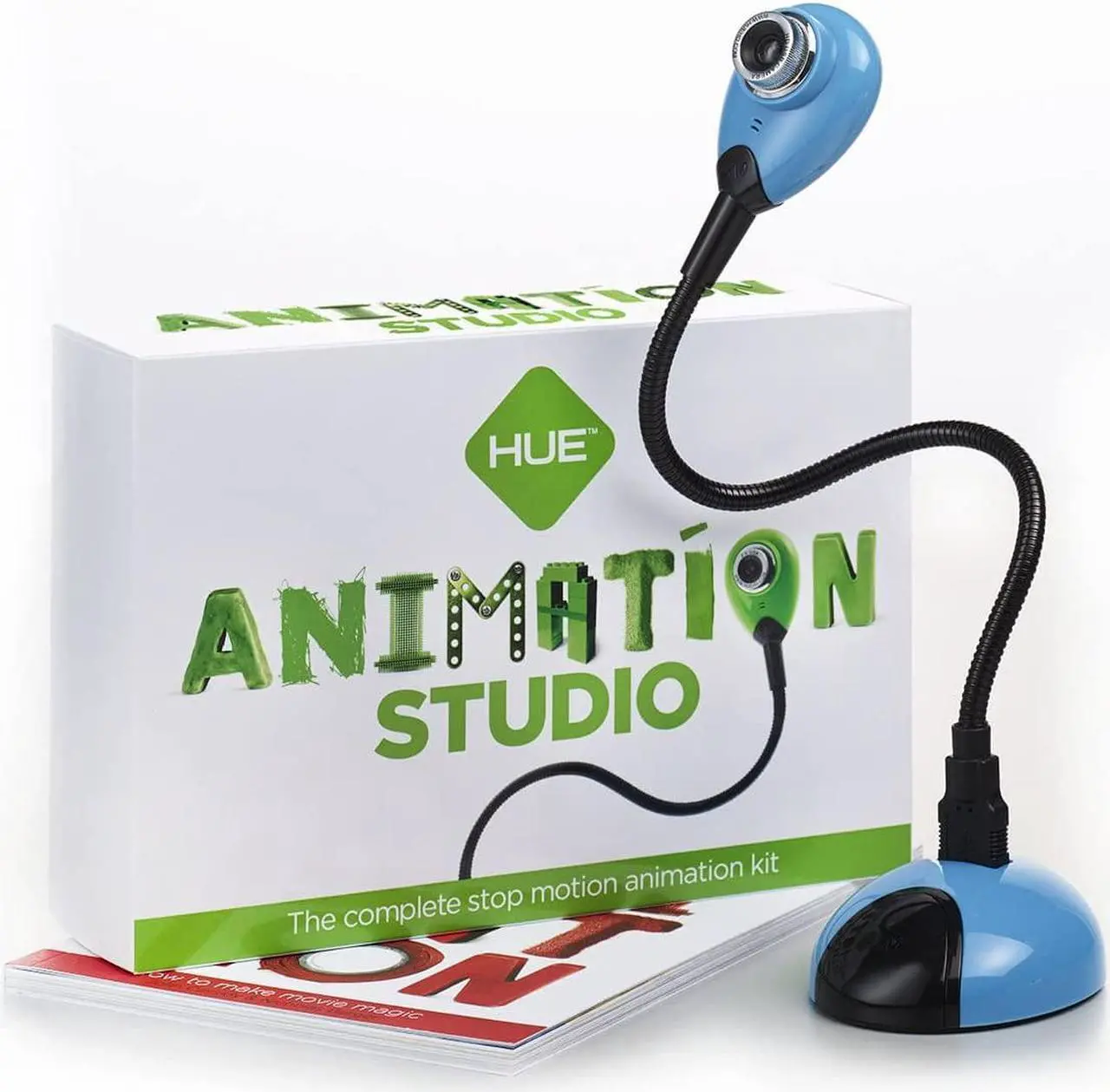 Main image of HUE Animation Studio: Complete Stop Motion Animation Kit HD Camera, Software and Book for Windows (Blue)