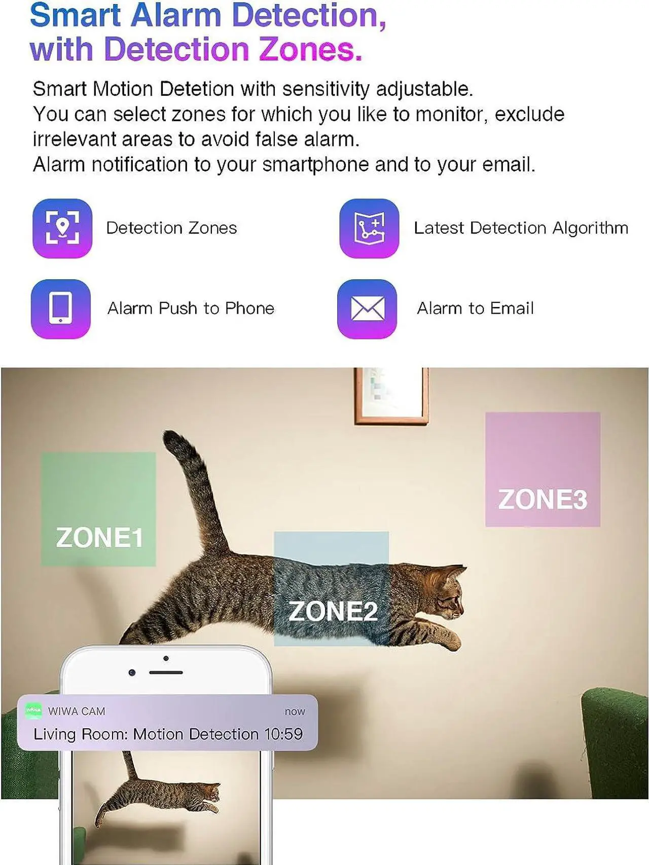 Alt view image 5 of 7 - WiFi Hidden Camera 4K Ultra HD, Small Wireless Small Nanny Cam for Home Security, Cam Indoor, Motion Detection, Night Vision, Battery, Phone App, NO Audio, 5