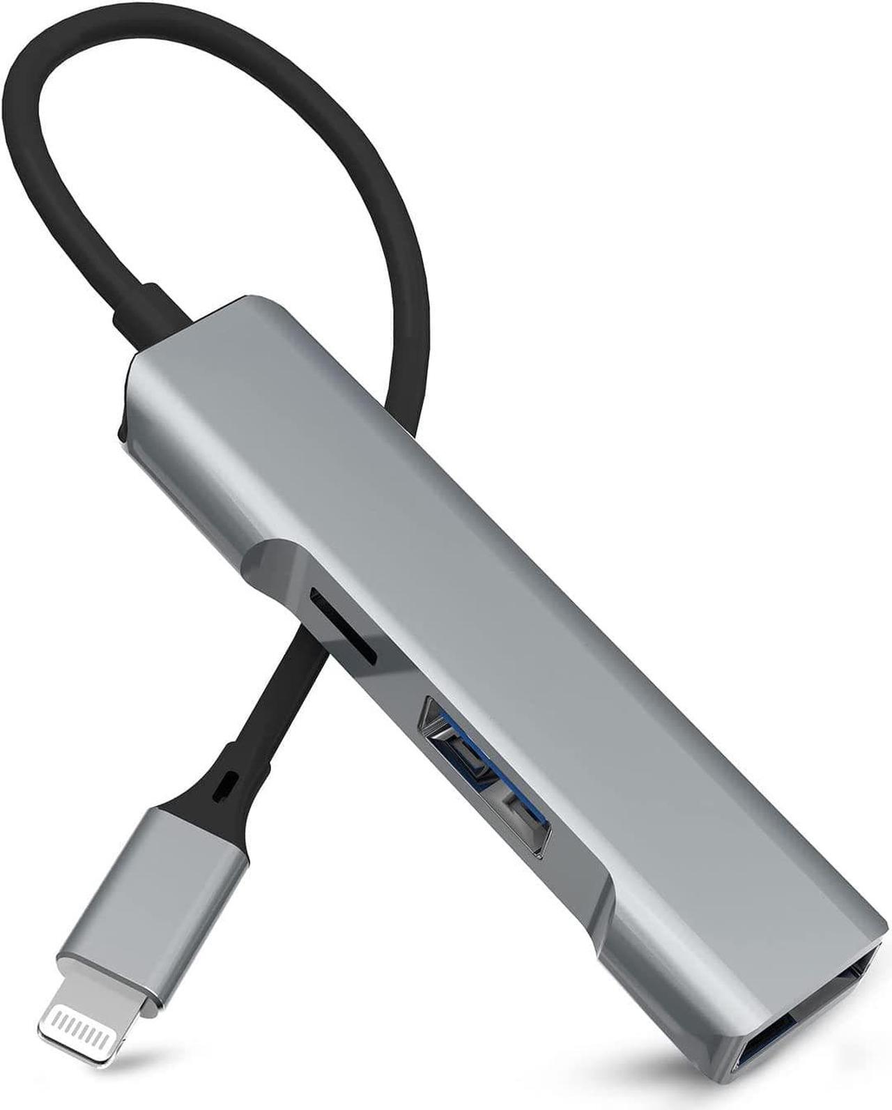 Main image of [Apple MFi Certified] Lightning to USB Hub, 2-in-1 USB OTG Hub with 2 USB 3.0 Port and Fast Charging Port for iPhone/iPad Compatible with USB Microphones/USB Flash Drive/Keyboard/Mouse/USB Sound Card