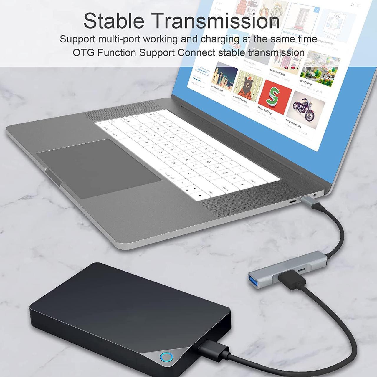 Alt view image 5 of 7 - [Apple MFi Certified] Lightning to USB Hub, 2-in-1 USB OTG Hub with 2 USB 3.0 Port and Fast Charging Port for iPhone/iPad Compatible with USB Microphones/USB Flash Drive/Keyboard/Mouse/USB Sound Card