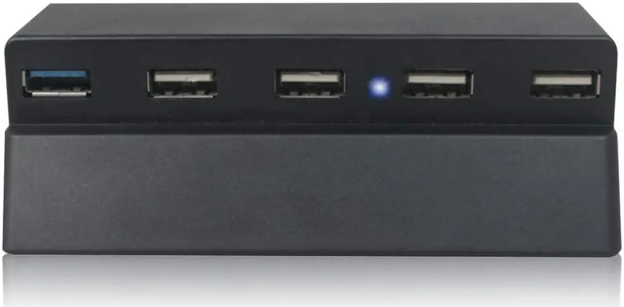 Main image of Bealuffe USB Hub for PS4 Slim, USB Extender Expander Extra USB Ports USB Splitter for Sony Playstation PS4 Slim (Only Fit PS4 Slim, NOT Fit PS4)