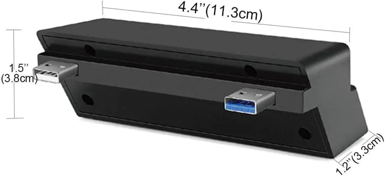 Alt view image 5 of 7 - Bealuffe USB Hub for PS4 Slim, USB Extender Expander Extra USB Ports USB Splitter for Sony Playstation PS4 Slim (Only Fit PS4 Slim, NOT Fit PS4)