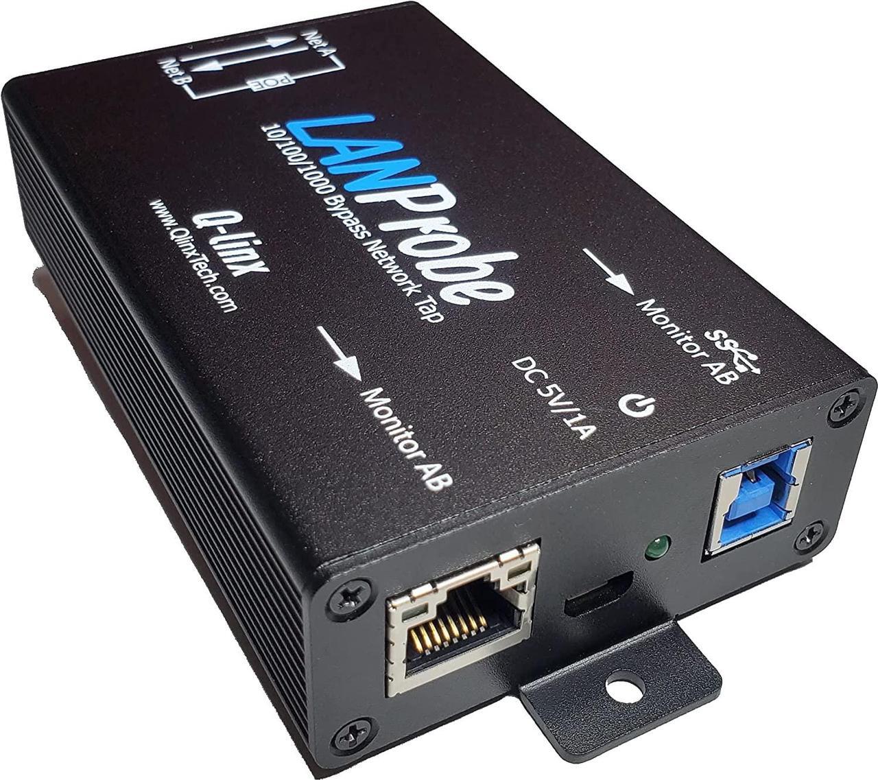 Alt view image 2 of 5 - LANProbe 10/100/1000 Gigabit Ethernet/USB Bypass Network Tap