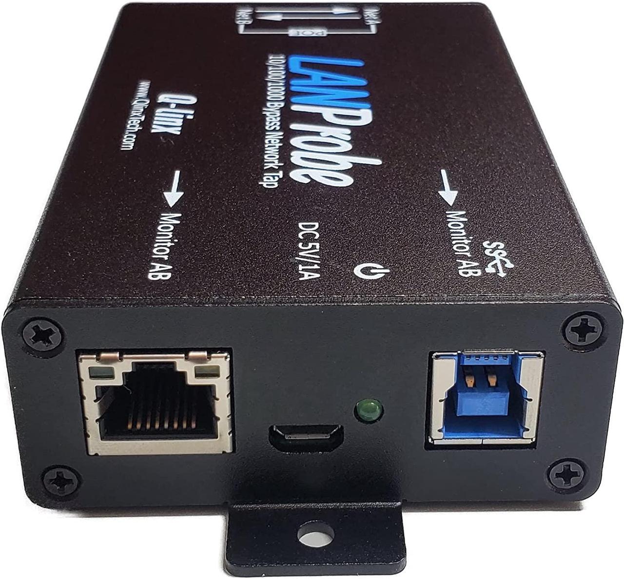 Alt view image 5 of 5 - LANProbe 10/100/1000 Gigabit Ethernet/USB Bypass Network Tap