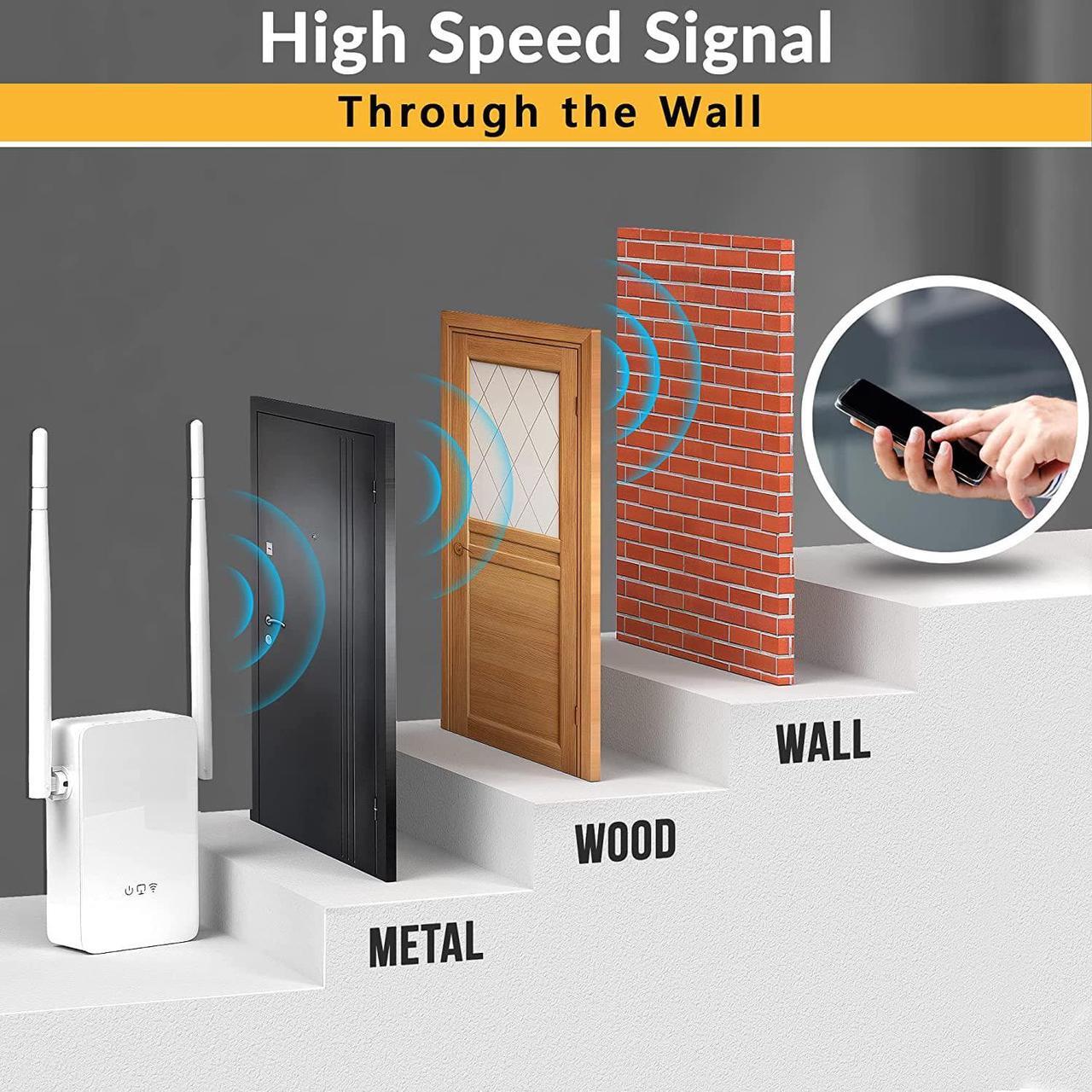 Alt view image 3 of 5 - Superboost WiFi Extenders Range Booster for Home - All-new 2023 release up to 2x faster, Longest Range Than Ever- Internet Amplifier WiFi Repeater with Ethernet Port, Access Point 1-Tap Setup 2.4GHz