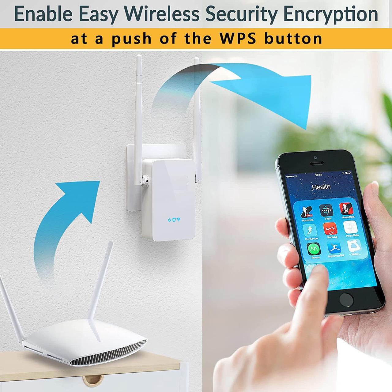 Alt view image 4 of 5 - Superboost WiFi Extenders Range Booster for Home - All-new 2023 release up to 2x faster, Longest Range Than Ever- Internet Amplifier WiFi Repeater with Ethernet Port, Access Point 1-Tap Setup 2.4GHz
