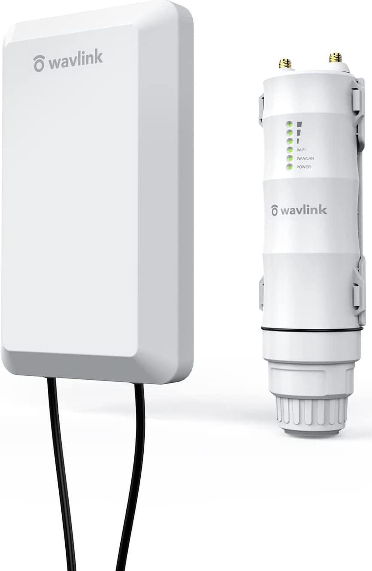 Main image of WAVLINK Outdoor Weatherproof WiFi Range Extender,N300 Long Range Wireless WiFi AP/Router/Repeater/WISP Mode with POE,Internet Signal Booster Amplifier, Point to Point WiFi Bridge for Home