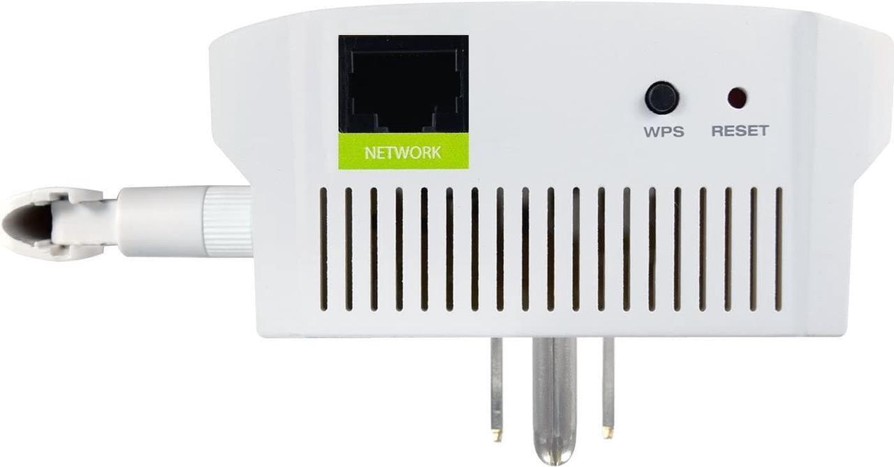 Alt view image 6 of 6 - Wireless High Power Plug-in AC1200 Wi-Fi Range Extender with Pass Thru Outlet & USB Charging (REC22P)