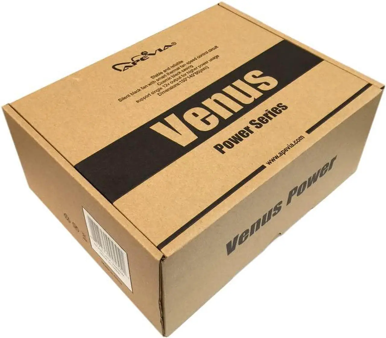 Alt view image 6 of 6 - APEVIA VN500W Venus ATX Power Supply with Auto-Thermally Controlled 120mm Fan, 115/230V Switch, All Protections