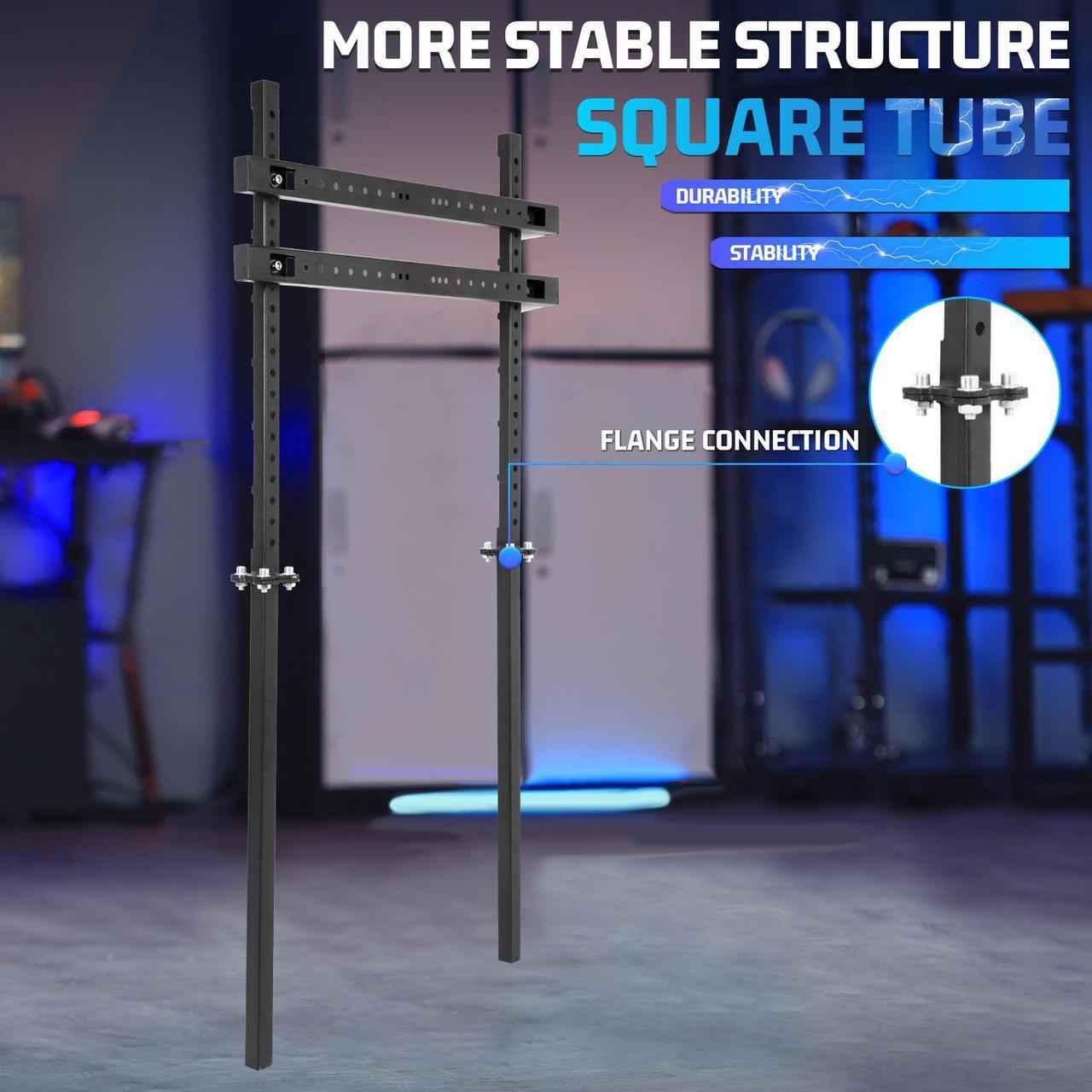Alt view image 3 of 7 - Minneer Monitor Stand Adjustable TV Position, Height Screen Monitor Mount Supports Screens from 24 to 60 inches Sim Racing Tv Stand Suitable for TVs & PC Monitors (Proprietary Parts for Cockpit 37)