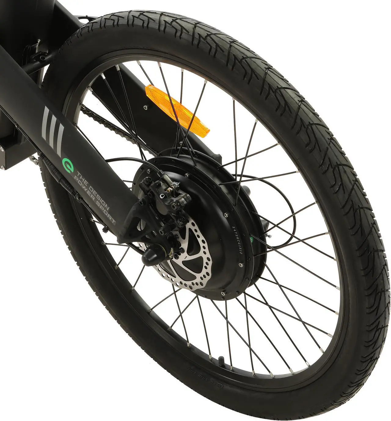 Alt view image 7 of 7 - Ecotric 48V 13AH 1000W Matt Black Seagull Electric Mountain Bike with hydraulic disc brakes, hydraulic front suspension fork, Shimano 7-speed and LCD display